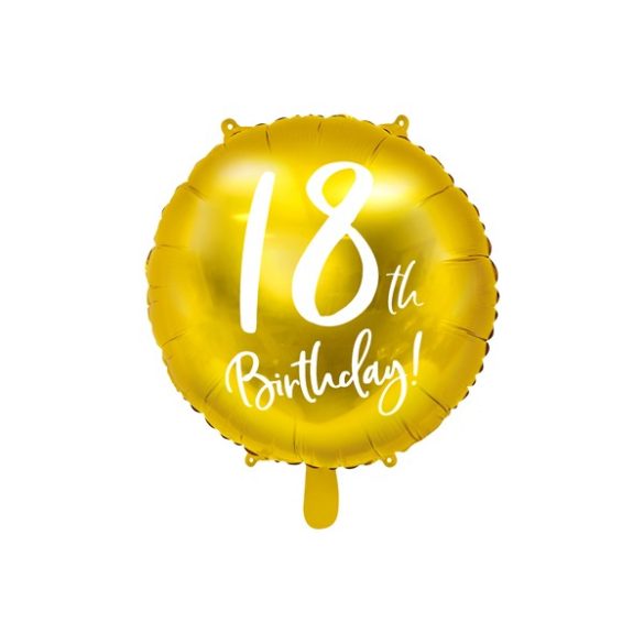 18. Évszámos lufi, fólia, happy b.