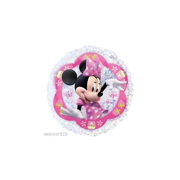 53 cm-es Minnie hologramos fólia lufi	