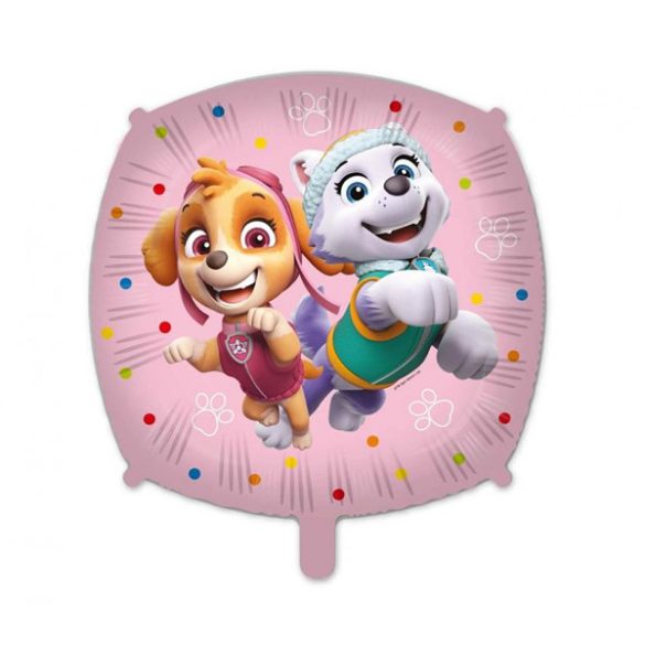 Paw Patrol Sky and Everest, fólia lufi, 18" (45 cm), párna